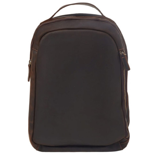 Шкіряний рюкзак BUFFALO BAGS M191249C темно-коричневий нубук