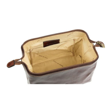 Small Leather Toiletry Bag - Four Past Midnight TIme Resistance 5234201 