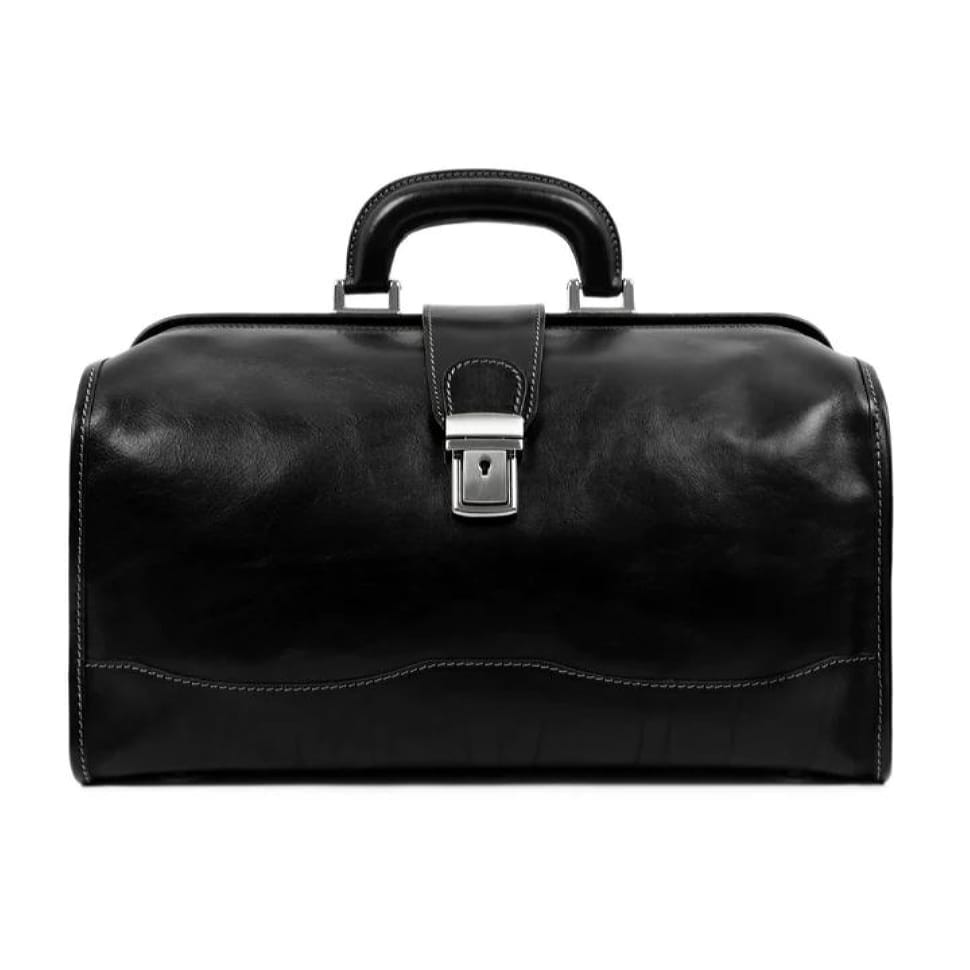 Невеликий шкіряний саквояж - David Copperfield - чорний Time Resistance 5213301