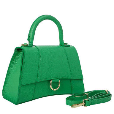 Кожаная женская сумка Virginia Conti Italy - Art03411green