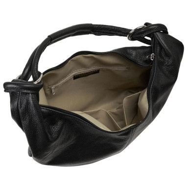 Кожаная женская сумка Virginia Conti Italy - Art03370black