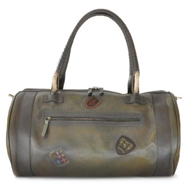 Pratesi BVS177 - Travel Bag Nordkapp in cow leather Bruce Dark Green