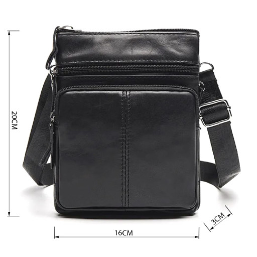 Барсетка на ремінь брюк шкіряна Vintage 20351