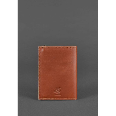 Leather Passport Cover 2.0 Light Brown