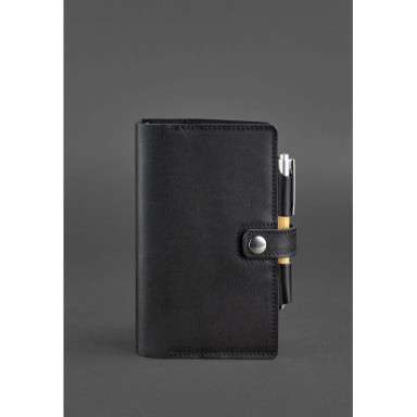 Leather notepad (Soft-beech) 4.0 black