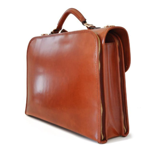 Pratesi RNE362 - Da Verrazzano Briefcase для ноутбука в цукерки Leather Radica Black