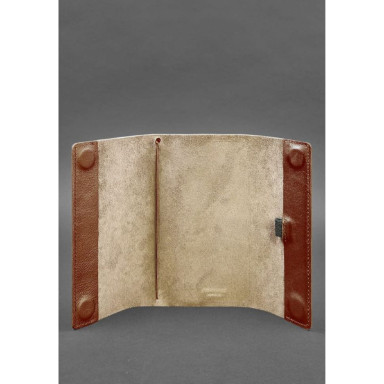 Leather notebook soft beech 7.0 light brown