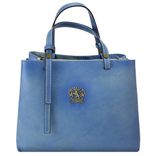Pratesi BSB487 - Camperiti B487 Lady Bag in cow leather Camperiti B487 Sky Blue