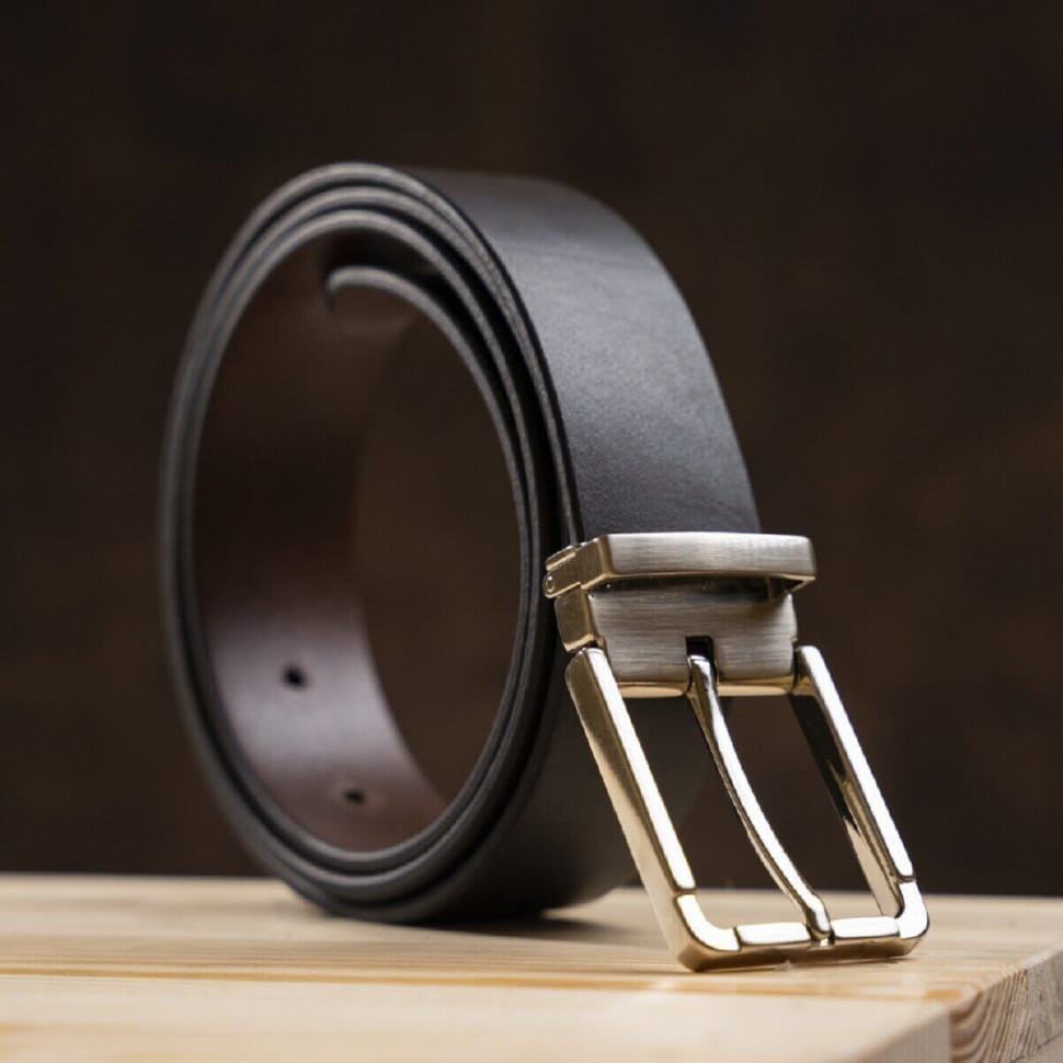 Замшевий стильний ремінь жіночий Vintage 20765 Темно-коричневий