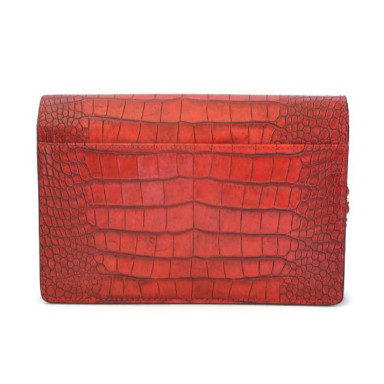 Pratesi KBL202/D - Lucrezia De' Medici King Cross Body Bag in cow leather King Blue