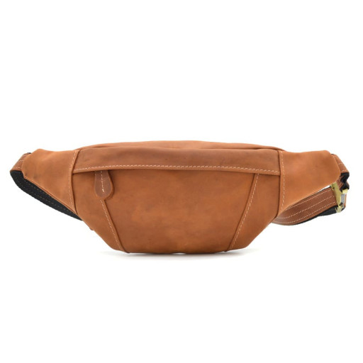 Поясна бананка шкіряна LIMARY Lim-525RB світло-коричнева