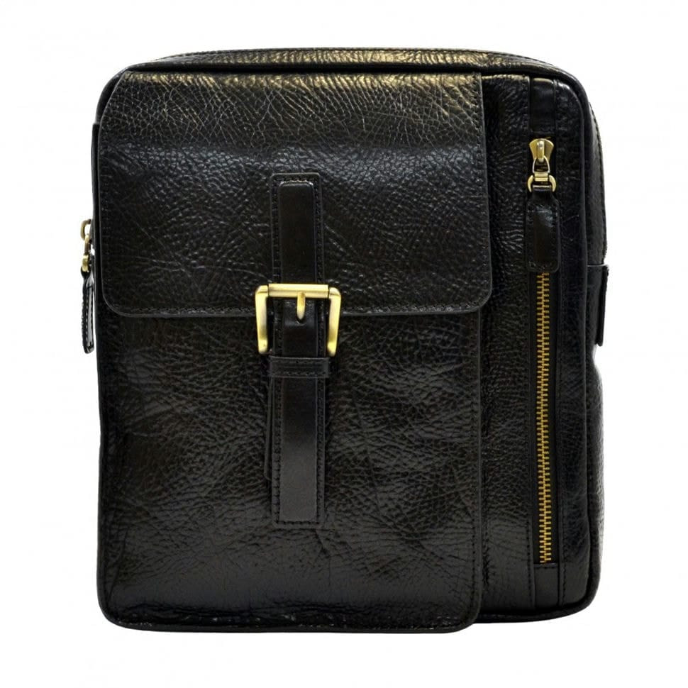 Барсетка м'яка шкіряна Tony Bellucci 5065-893 чорний флотар