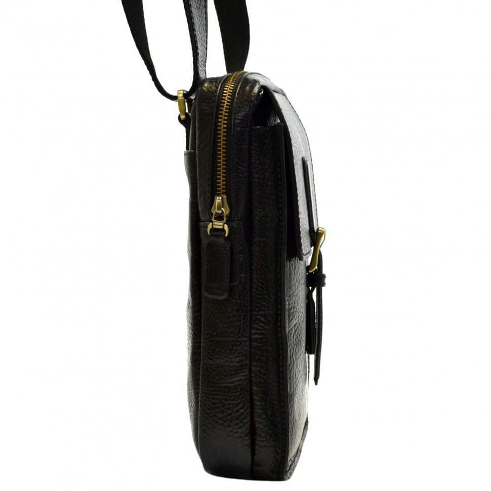 Барсетка м'яка шкіряна Tony Bellucci 5065-893 чорний флотар