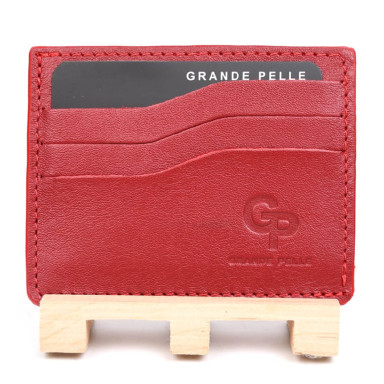 Кардхолдер CardCase, красный Grande Pelle 305660