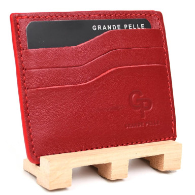 Кардхолдер CardCase, красный Grande Pelle 305660