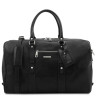 TL Voyager Leather travel bag with front pocket Tuscany TL142140