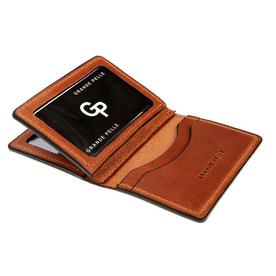 Cover for license, technical passport, Grande Pelle ID 221123 cognac color