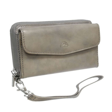 Leather wallet Vintage 1913 grigio gray