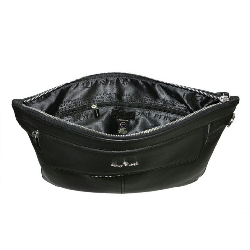 Папка для паперів шкіряна Contatto 9708 чорний