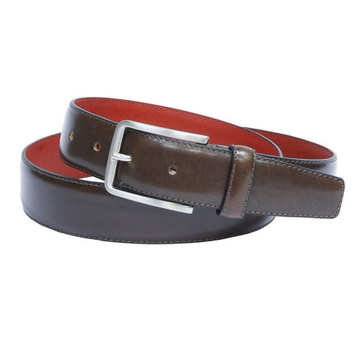 Шкіряний ремень 415 moro коричневий TONY PEROTTI