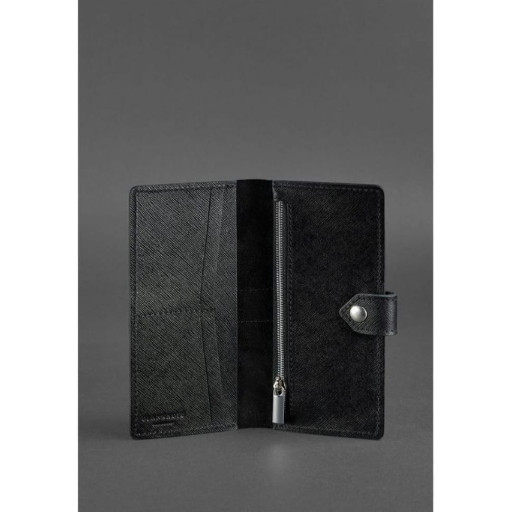 Шкіряне портмоне 3.1 чорне Blackwood