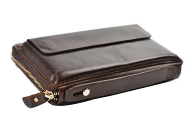 Чоловічий клатч шкіряний bx9043ob Oil Brown