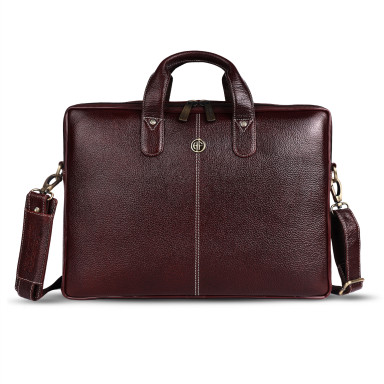 13 Hammonds Flycatcher LB106 Brown Leather Laptop Bag