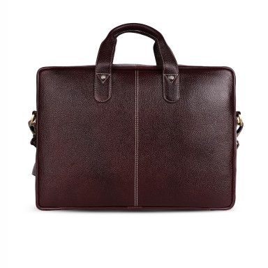 13 Hammonds Flycatcher LB106 Brown Leather Laptop Bag