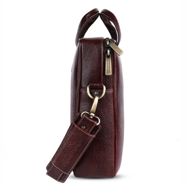 13 Hammonds Flycatcher LB106 Brown Leather Laptop Bag