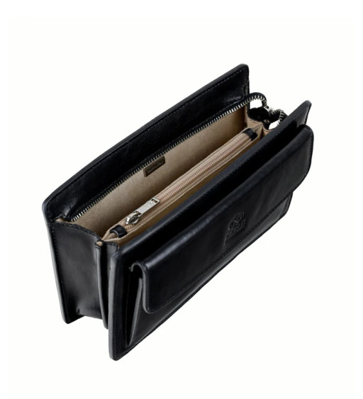 Leather Clutch Wallet - Decameron - Black - Time Resistance 5225601
