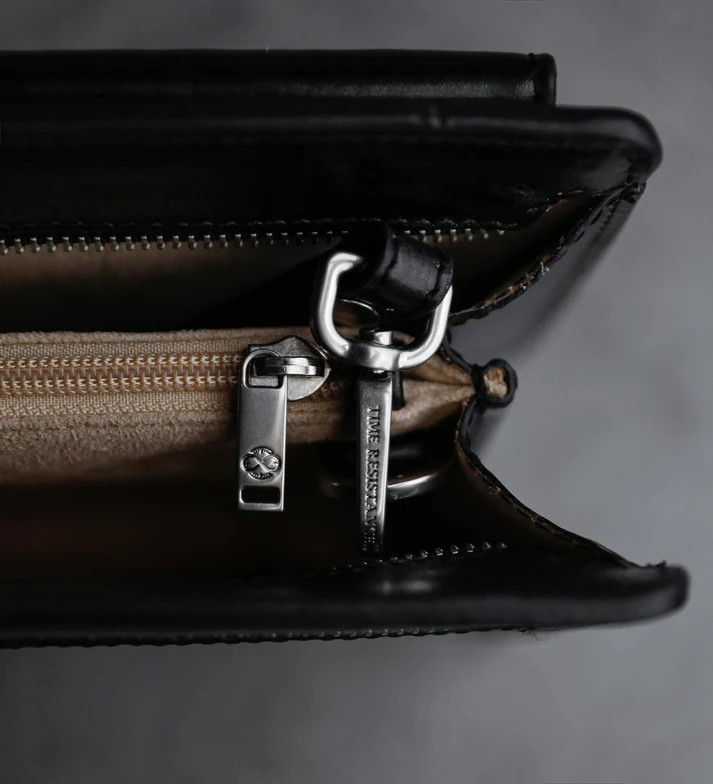 Leather Clutch Wallet - Decameron - Black - Time Resistance 5225601