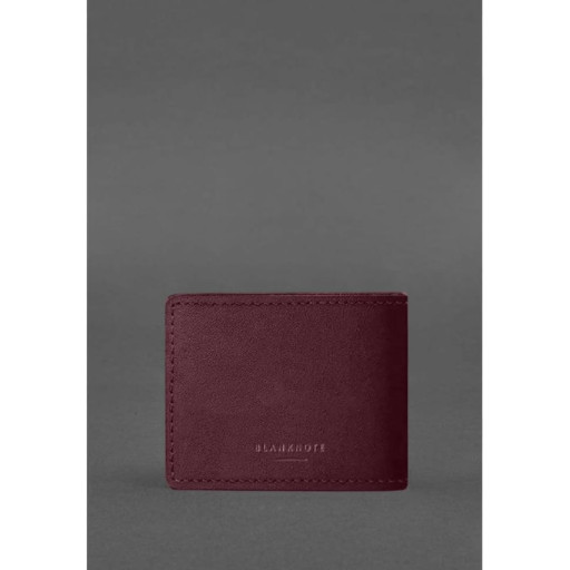 Шкіряна обкладинка для посвідчення журналіста бордова Crazy Horse