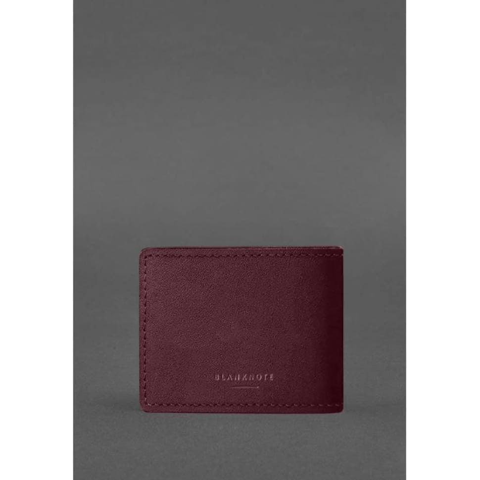 Journalist ID leather cover burgundy Crazy Horse