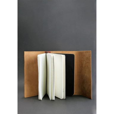 Leather notepad (Soft beech) 1.0 light brown