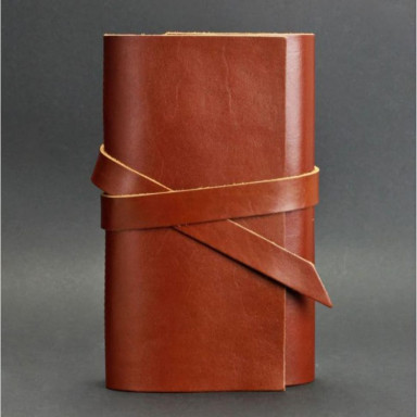 Leather notepad (Soft beech) 1.0 light brown