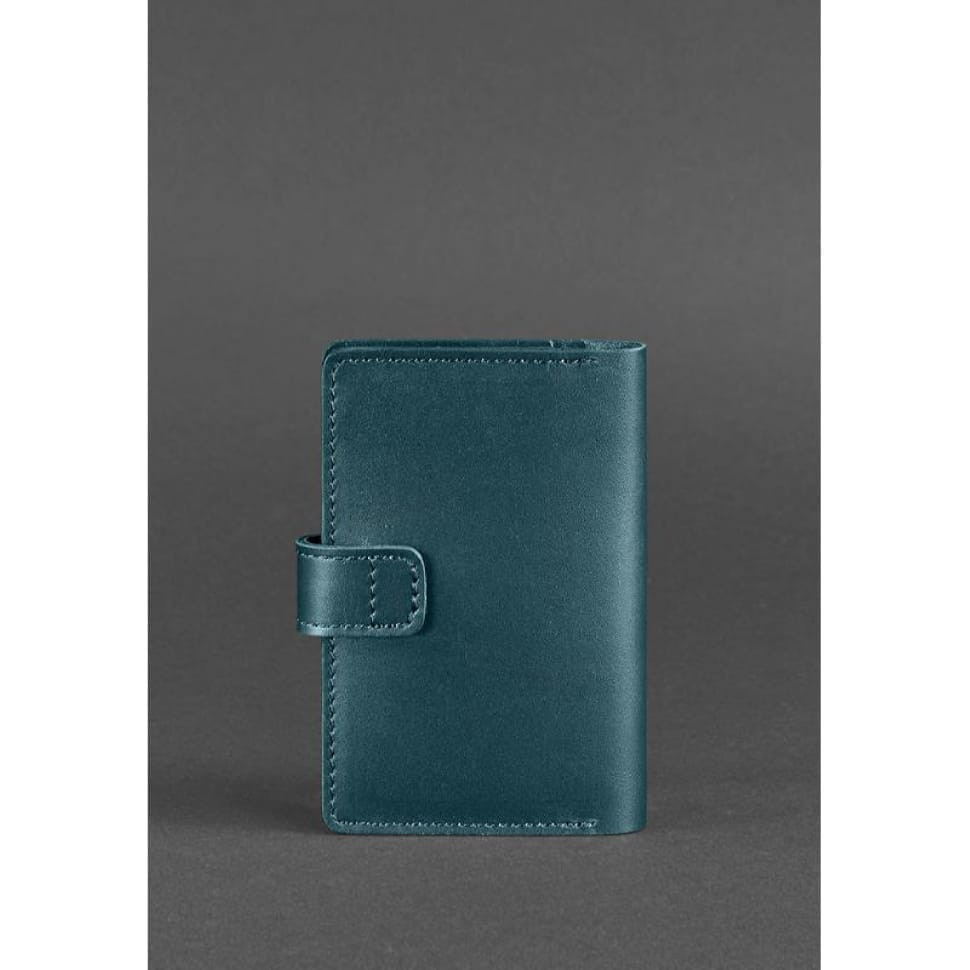 Leather passport cover 3.0 green