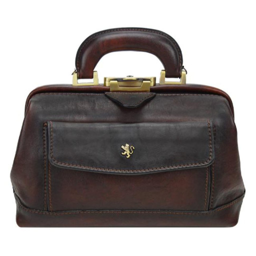 Pratesi BCF562/P - Лікар лайка 562/P in cow leather Bruce Coffee