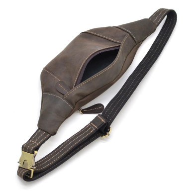 Belt banana leather LIMARY Lim-525RC dark brown
