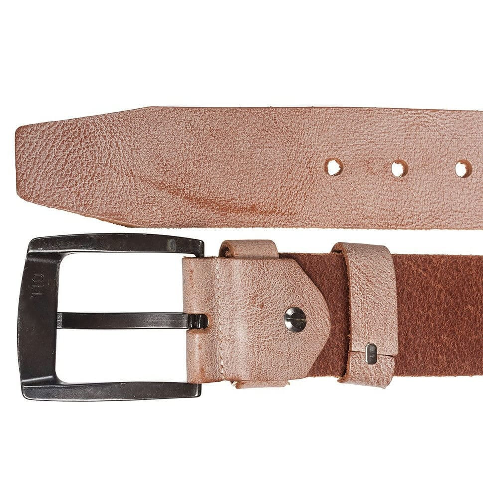 Ремінь шкіряний YSK джинсовий 5 см 2090-36 світлий нубук