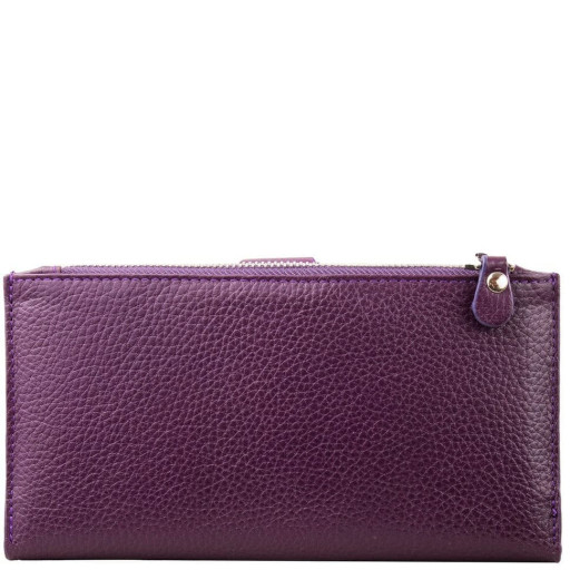 Гаманець жіночий шкіряний CANPEL 713-95 фіолетовий флотар