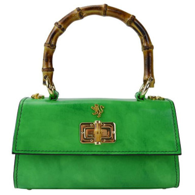 Pratesi REM298/20 - Castalia R298/20 Lady Bag in cow leather Castalia R298/20 Emerald
