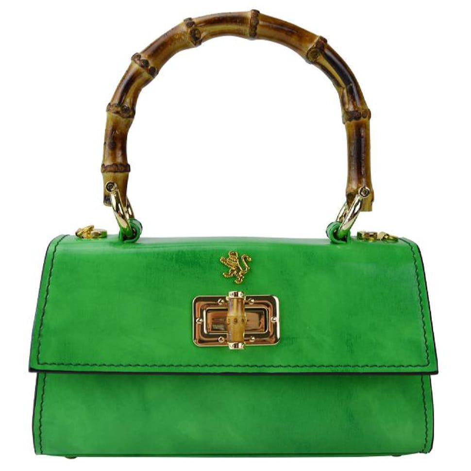Pratesi REM298/20 - Castalia R298/20 Lady Bag in cow leather Castalia R298/20 Emerald