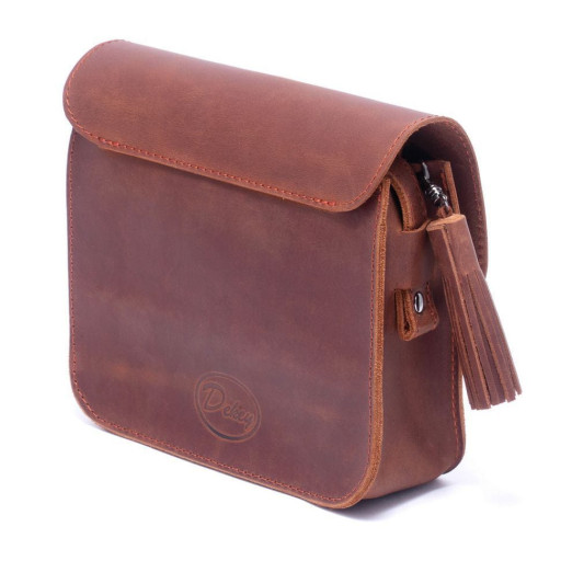 Сумка жіноча через плече Емма, колір - Коричневий 030к