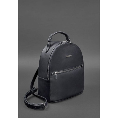 Kylie Women's Leather Mini Backpack Navy Crust