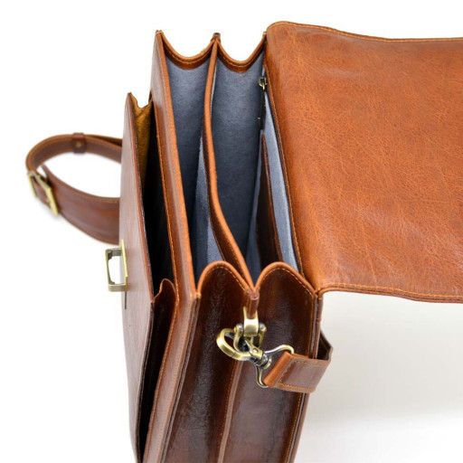 Барсетка шкіряна, чоловічий клатч TARWA GB-1424-4lx середня