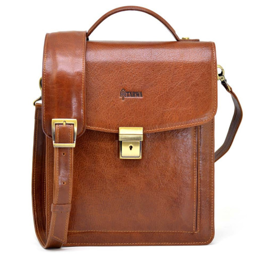 Барсетка шкіряна, чоловічий клатч TARWA GB-1424-4lx середня