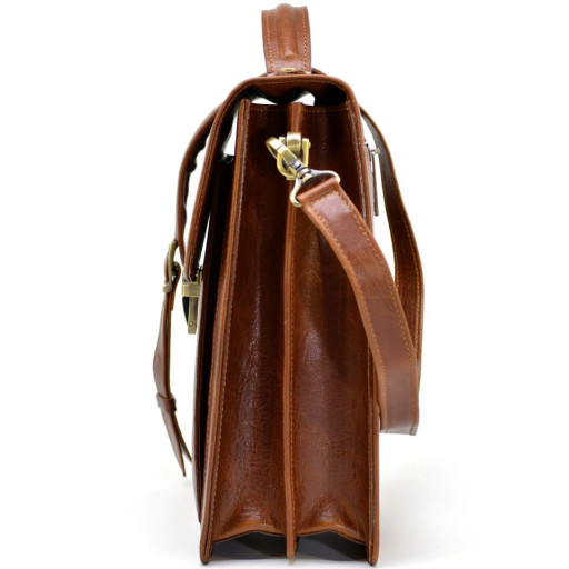 Барсетка шкіряна, чоловічий клатч TARWA GB-1424-4lx середня