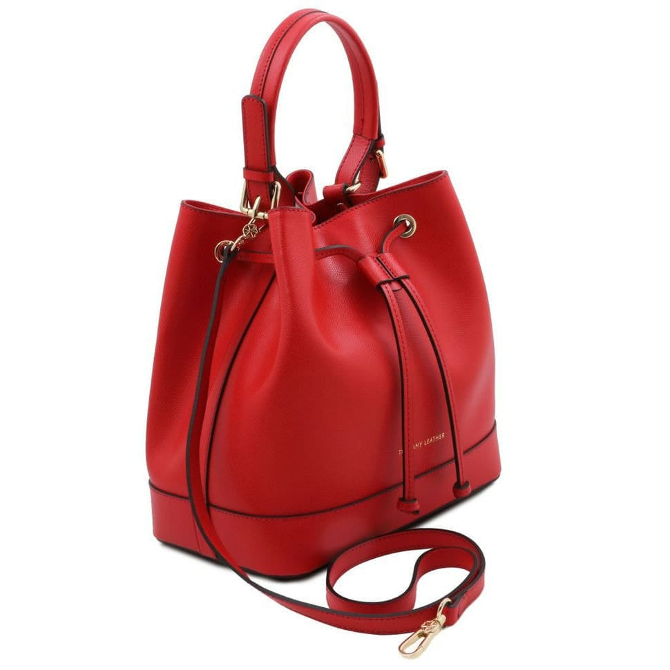 Шкіряна сумка-відро Minerva Tuscany TL142050