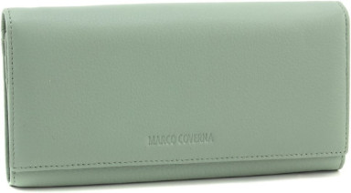 Гаманець з натуральної шкіри Marco Coverna W001 Light Green