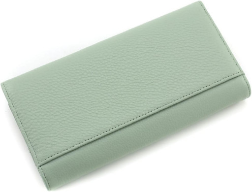 Гаманець з натуральної шкіри Marco Coverna W001 Light Green